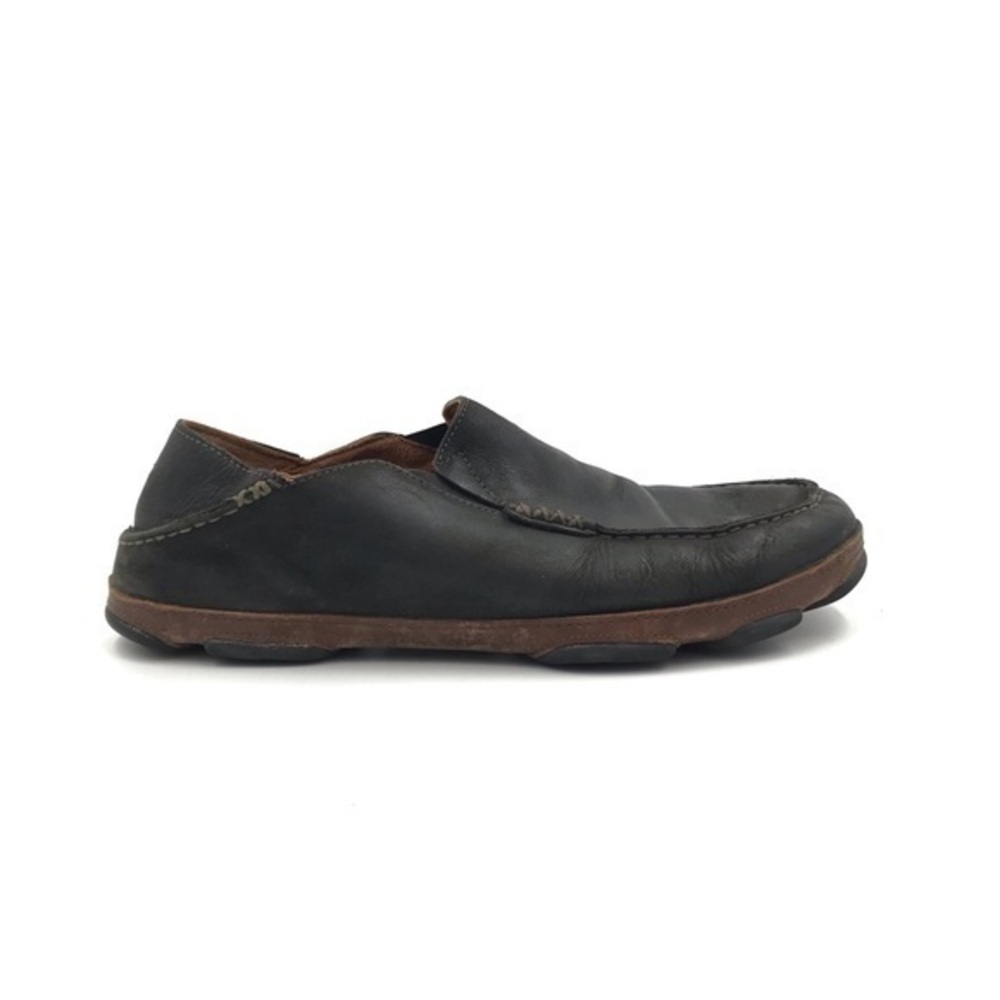 Olukai Moloa Slip On Convertible Leather Loafers Men's Size 10.5